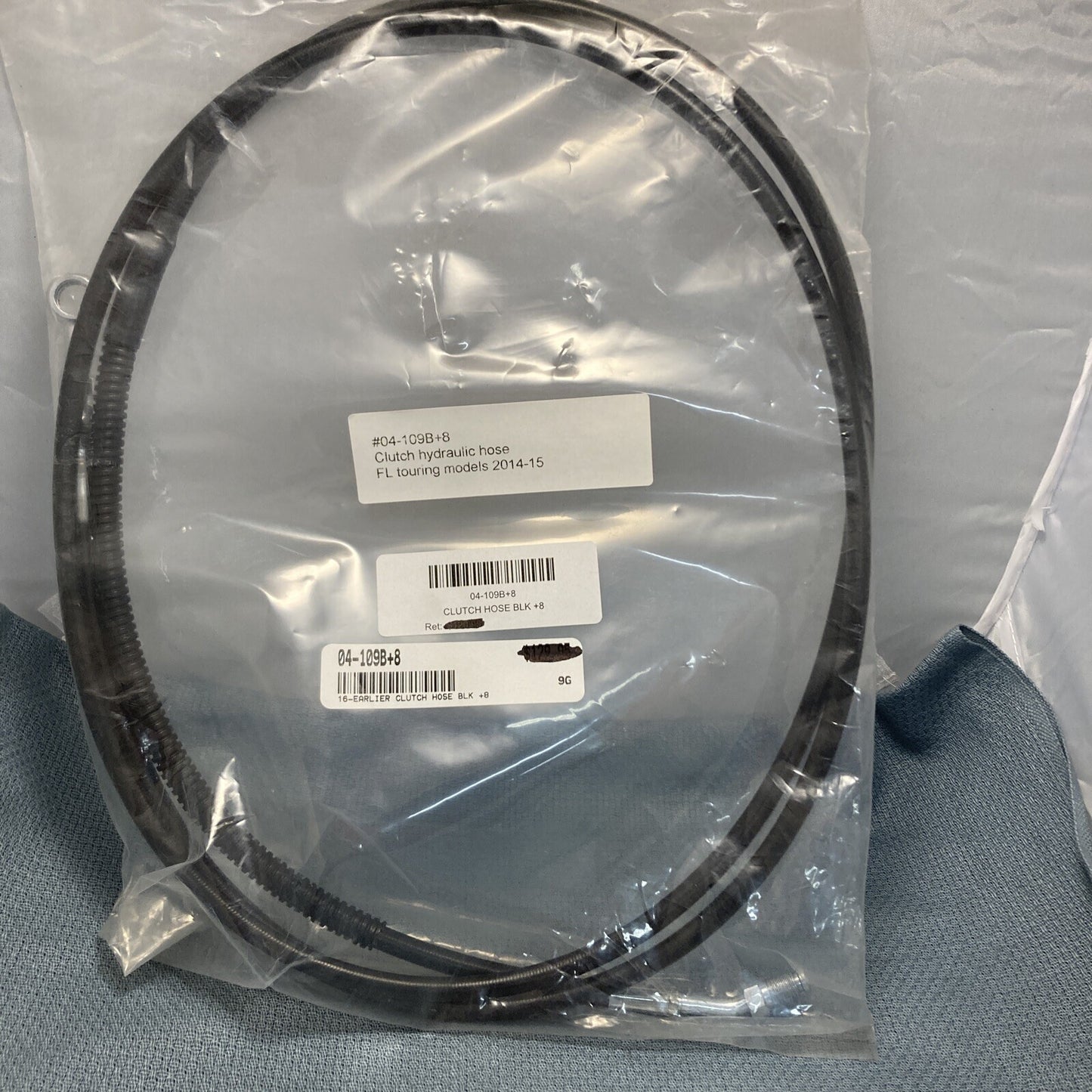NEW LA CHOPPERS 04-109B+8 CLUTCH HYDRAULIC HOSE FL TOURING 2014-2015