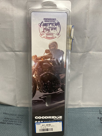 NEW GOODRIDGE 817-02105 HD SPORTSTER EFI LINE