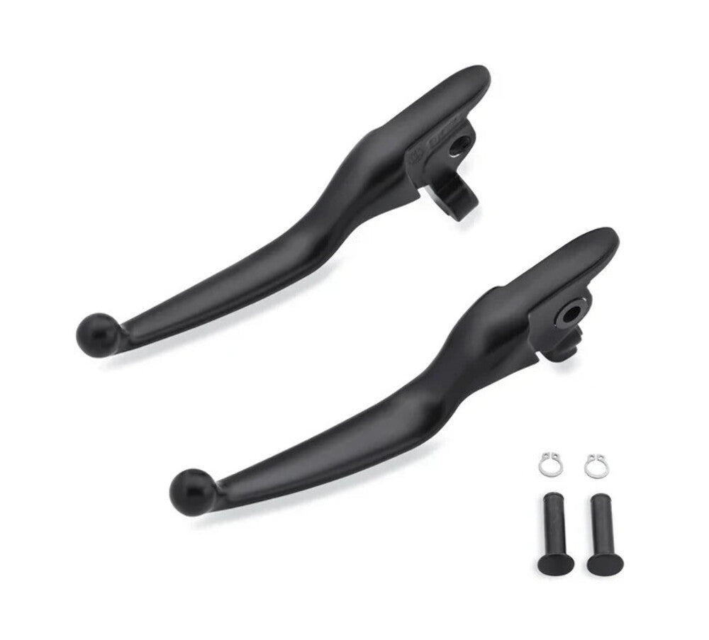 NEW GENUINE HARLEY DAVIDSON 41700421 Black Hand Control Lever Kit BLACK