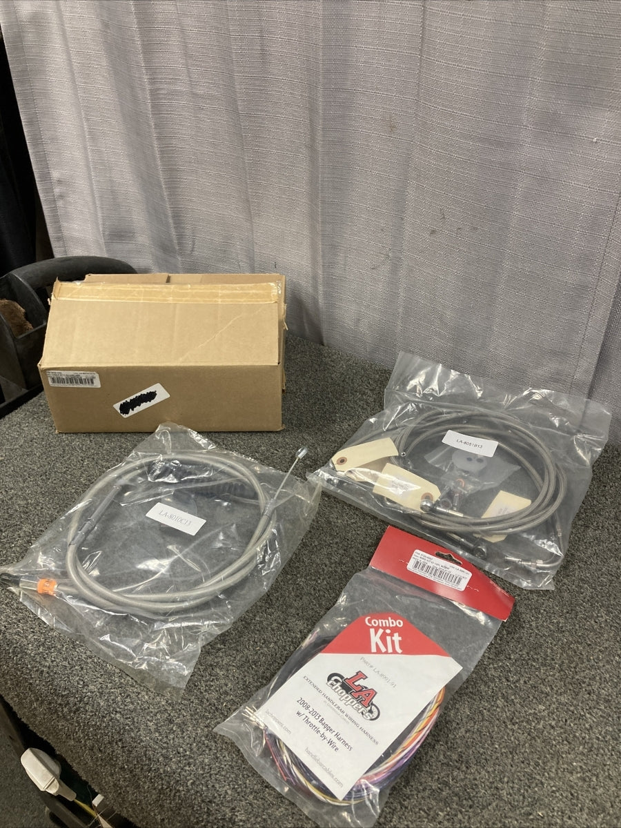 NEW LA CHOPPERS LA-8051KT2-13 CABLE KIT C12-14 FL ABS 0010-1230