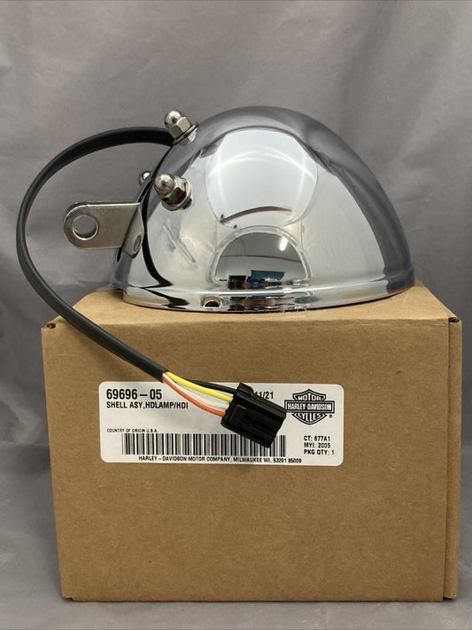 NEW GENUINE HARLEY DAVIDSON 69696-05 SHELL ASSY HEADLAMP HDI