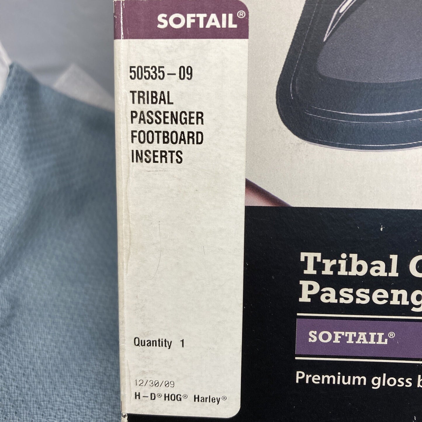 NEW GENUINE HARLEY DAVIDSON 50535-09 TRIBAL PASSENGER FOOTBOARD INSERTS