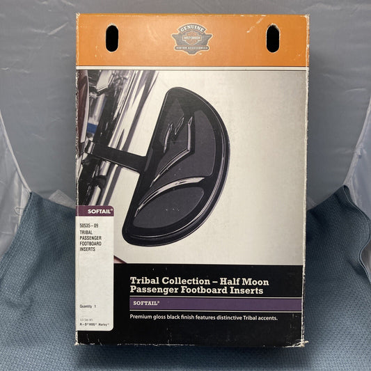 NEW GENUINE HARLEY DAVIDSON 50535-09 TRIBAL PASSENGER FOOTBOARD INSERTS