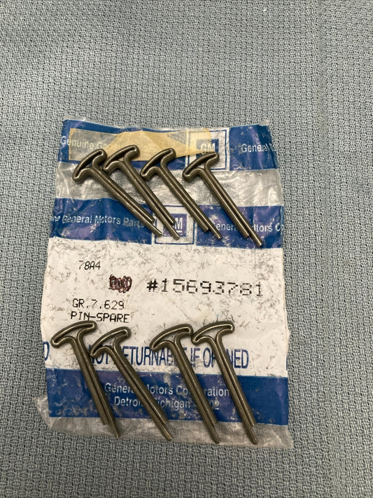 QTY 8 NEW GENUINE GM 15693781 CLIP, CABLE GR 7.629