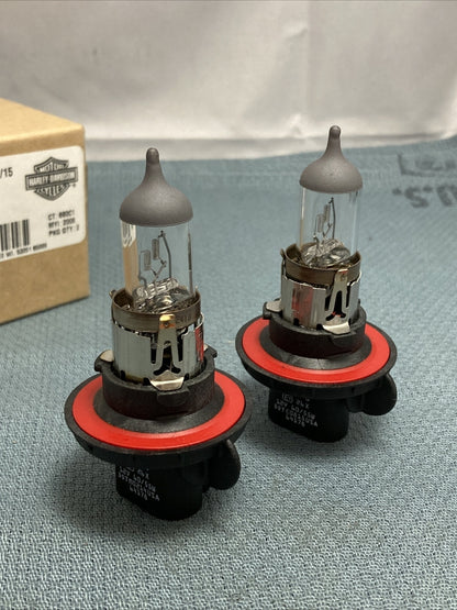 QTY 2 NEW GENUINE HARLEY-DAVIDSON 69838-08 HALOGEN BULBS