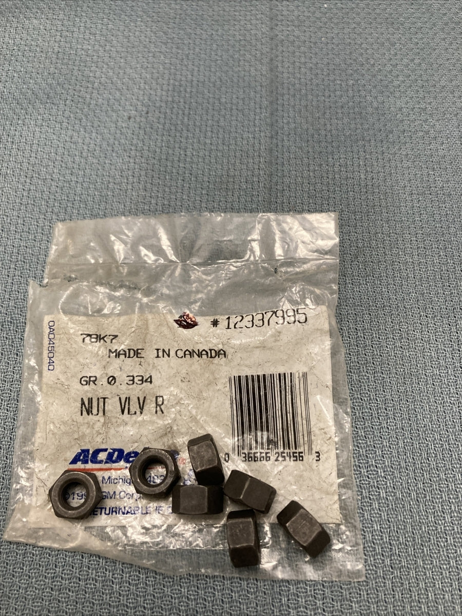NEW GENUINE ACDELCO/GM 12337995 NUT, VALVE ROCKER ARM PIVOT SUPPORT GR 0.334