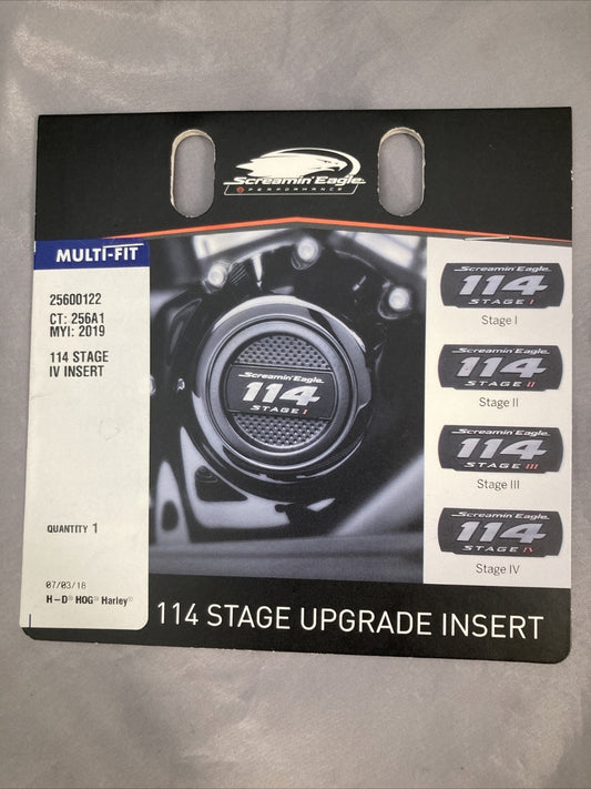 NEW GENUINE HARLEY DAVIDSON 25600122 SCREAMIN' EAGLE 114 STAGE IV INSERT