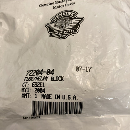 NEW HARLEY DAVIDSON 72204-04 FUSE/RELAY BLOCK