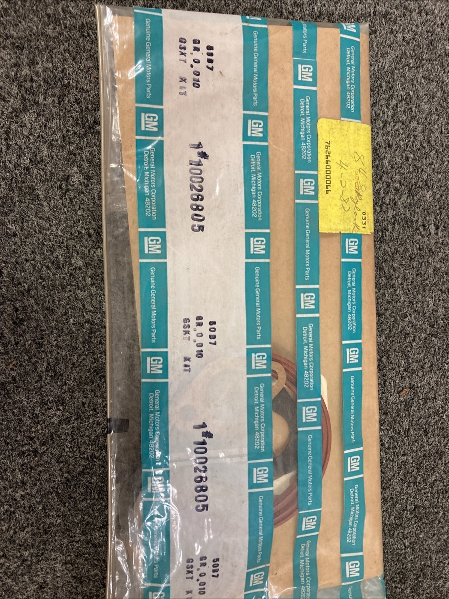 NEW GENUINE GM 10026805 GASKET KIT, ENGINE GR 0.010