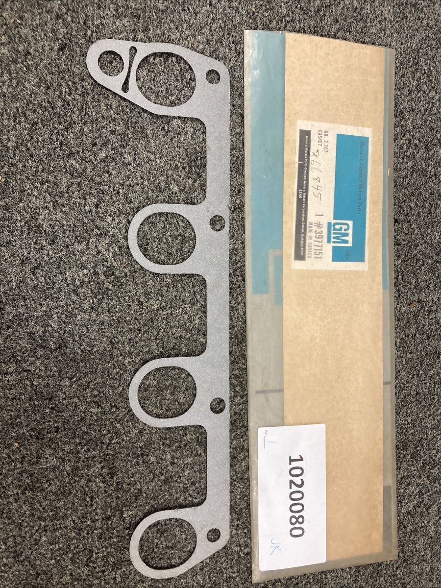 NEW GENUINE GM 3977151 GASKET, INTAKE MANIFOLD GR 3.207