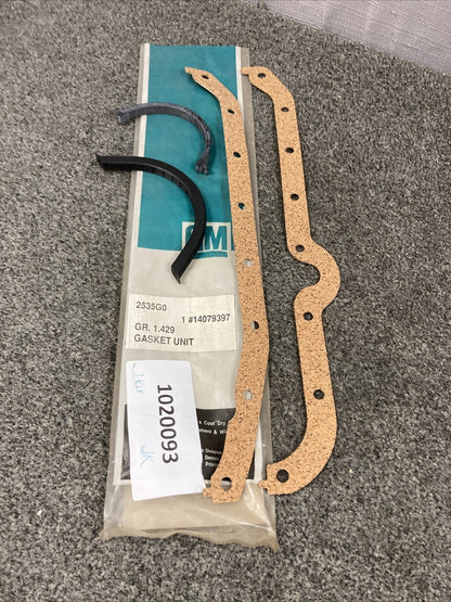NEW GENUINE GM 14079397 GASKET KIT, ENGINE OIL PAN GR 1.429