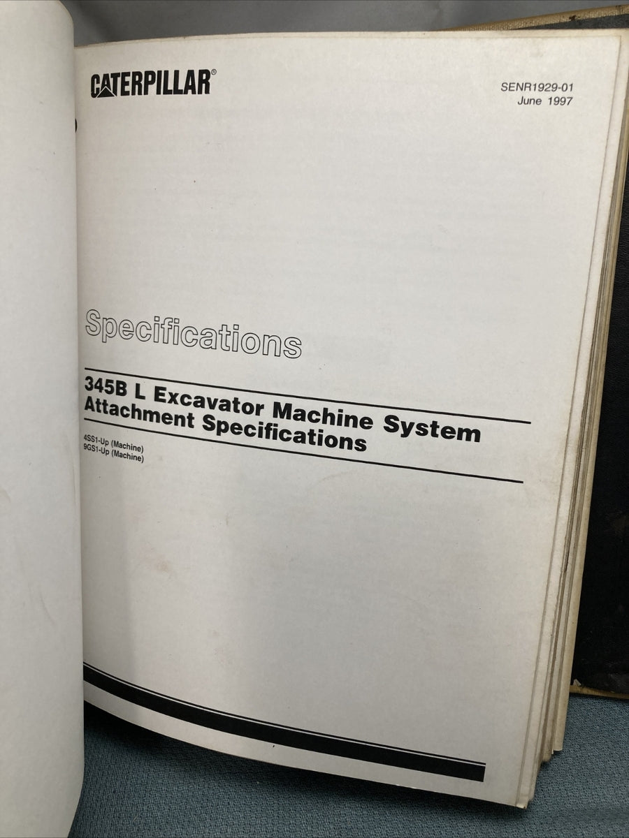 GENUINE CAT/CATERPILLAR SENR1925 SERVICE MANUAL 345B 345B L EXCAVATORS VOLUME II