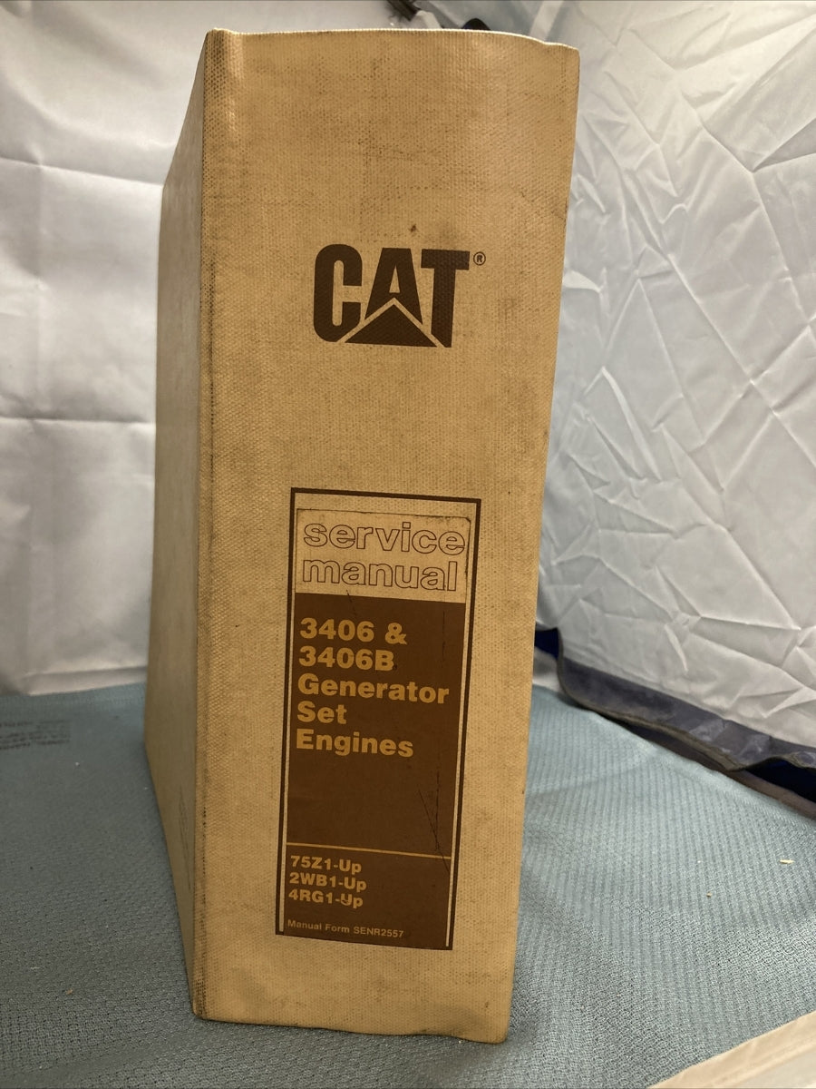 GENUINE CATERPILLAR SENR2557 SERVICE MANUAL 3406 & 3406B GENERATOR SET ENGINES