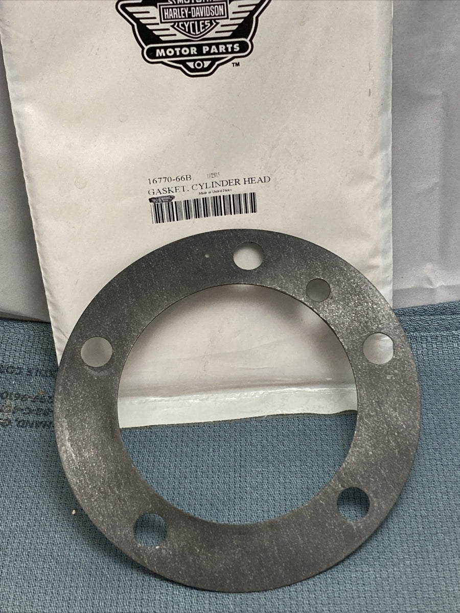 NEW GENUINE HARLEY-DAVIDSON 16770-66B GASKET, CYLINDER HEAD