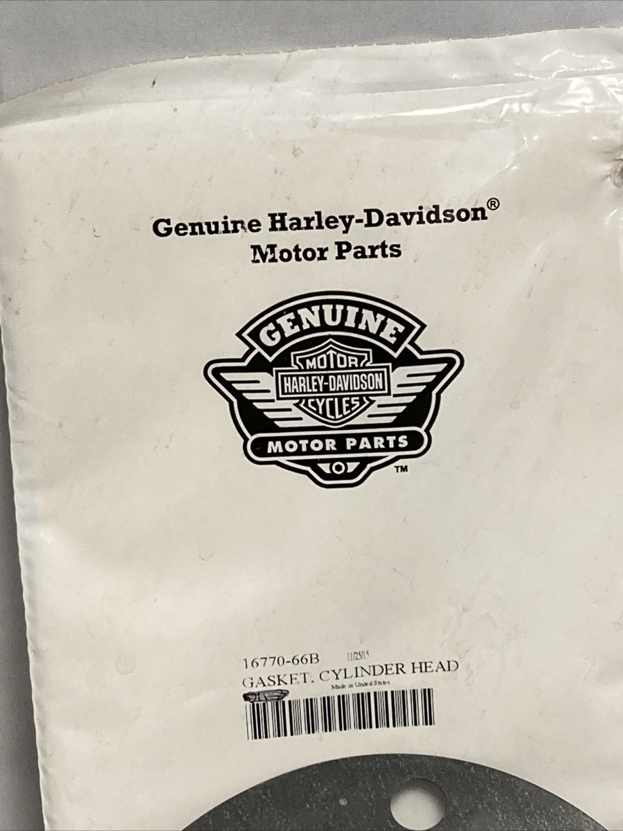 NEW GENUINE HARLEY-DAVIDSON 16770-66B GASKET, CYLINDER HEAD