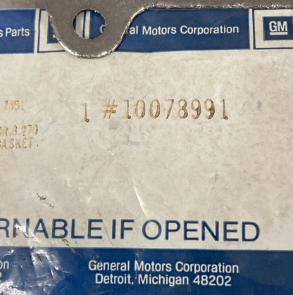 NEW GENUINE GM 10078991 GASKET ASSEMBLY, EXHAUST MANIFOLD GR 3.270
