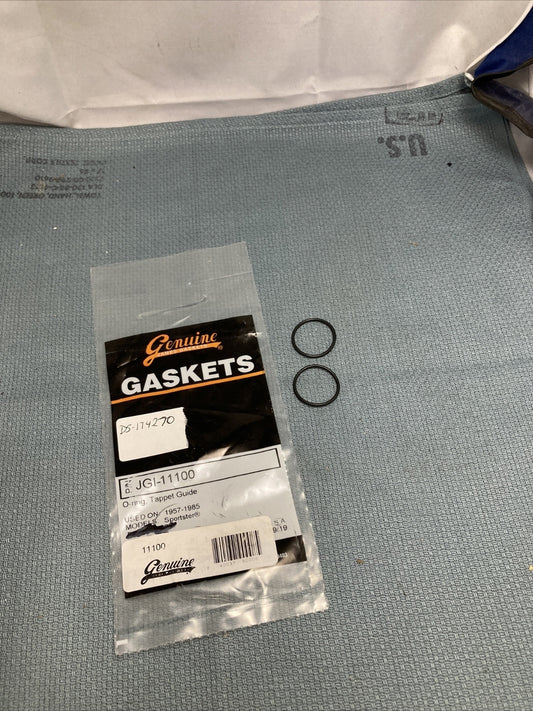QTY 2 NEW GENUINE JAMES GASKETS JGI-11100 O-RING, TAPPET GUIDE