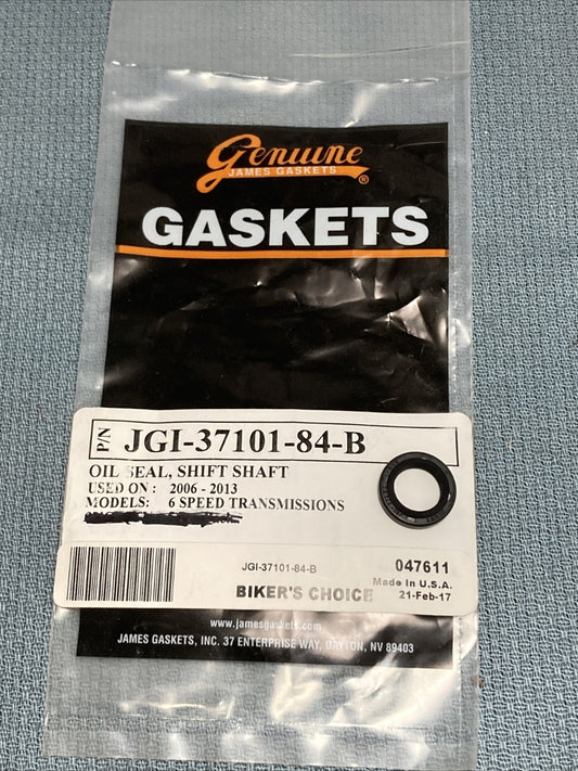 NEW GENUINE JAMES GASKETS JGI-37101-84-B OIL SEAL, SHIFT SHAFT