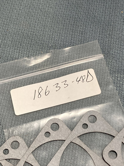 QTY 7 NEW HARLEY DAVIDSON 18633-48D GASKET TAPPET GUIDE, REAR