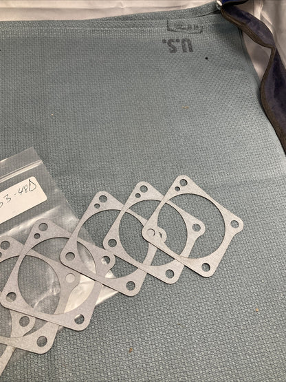 QTY 7 NEW HARLEY DAVIDSON 18633-48D GASKET TAPPET GUIDE, REAR
