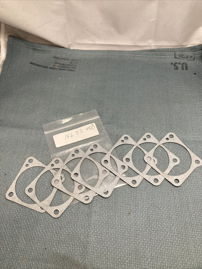QTY 7 NEW HARLEY DAVIDSON 18633-48D GASKET TAPPET GUIDE, REAR