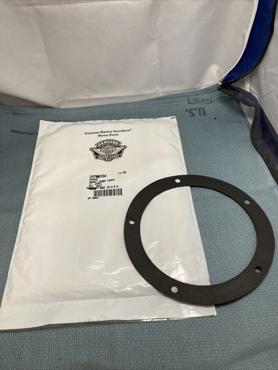 NEW GENUINE HARLEY DAVIDSON 25700334 GASKET, DERBY COVER