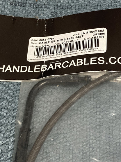 NEW LA CHOPPERS LA-8100ID13M HANDLEBAR BRAKE LINES & CABLES