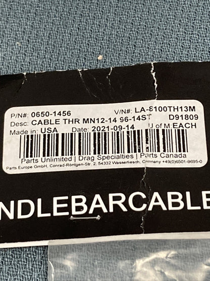NEW LA CHOPPERS LA-8100TH13M THROTTLE CABLE