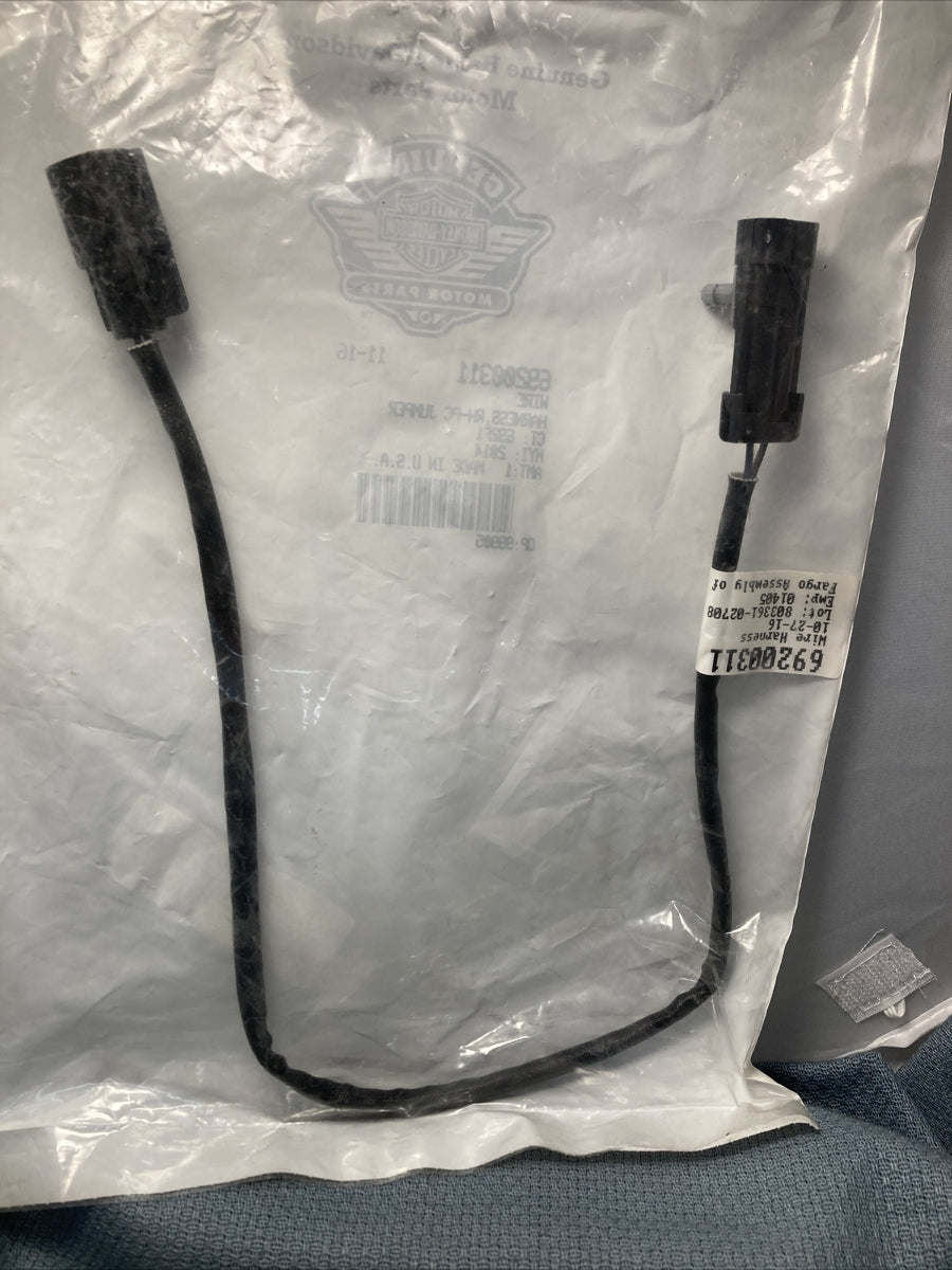 NEW GENUINE HARLEY DAVIDSON 69200311 WIRE HARNESS TWIN COOLING JUMPER, RIGHT