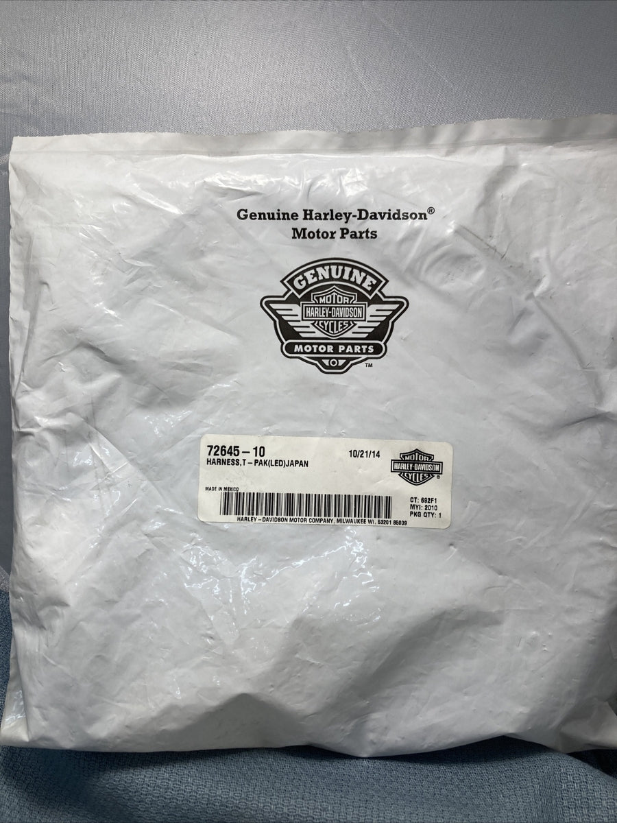 NEW GENUINE HARLEY DAVIDSON 72645-10 HARNESS, T-PAK (LED) JAPAN