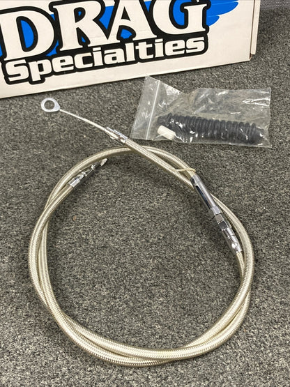 NEW DRAG SPECIALTIES 0652-1470 BRAIDED CLUTCH CABLE 57"
