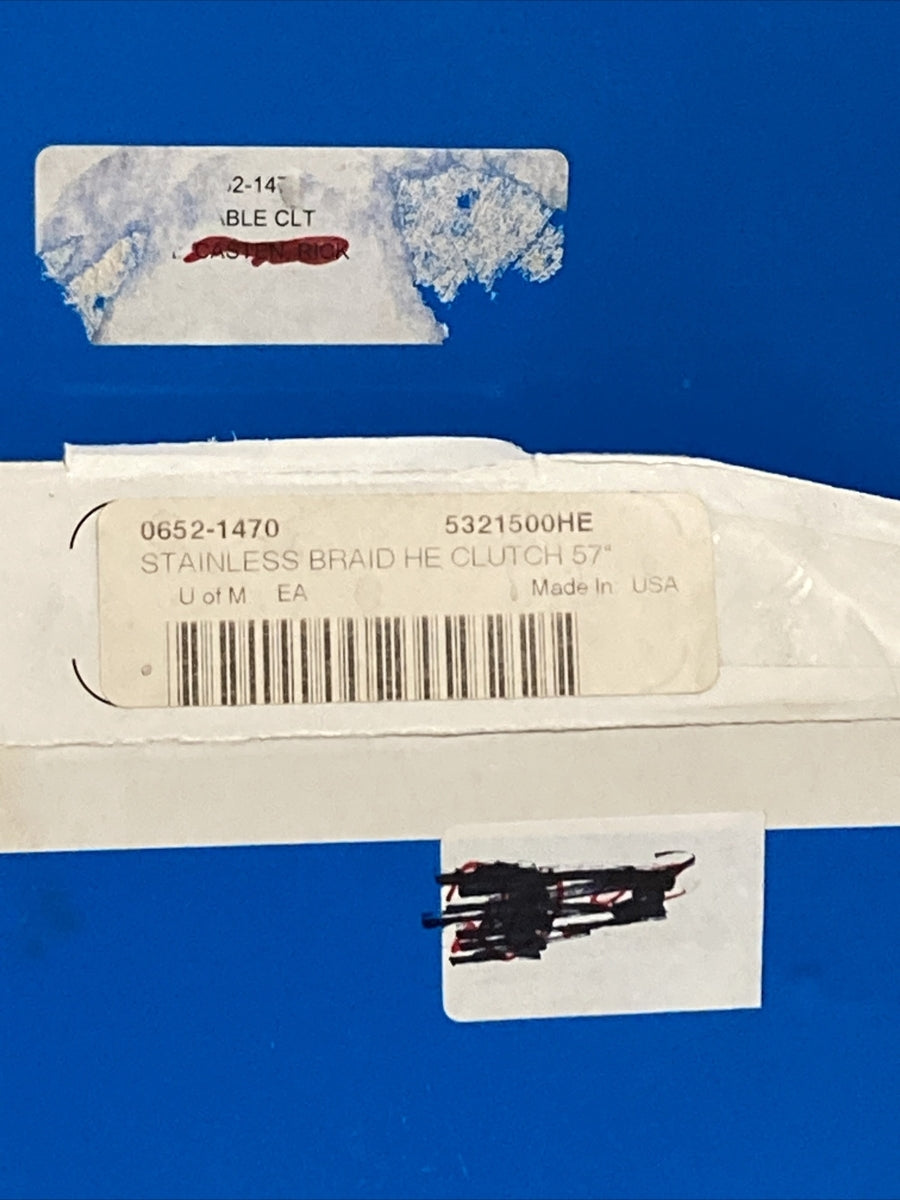 NEW DRAG SPECIALTIES 0652-1470 BRAIDED CLUTCH CABLE 57"