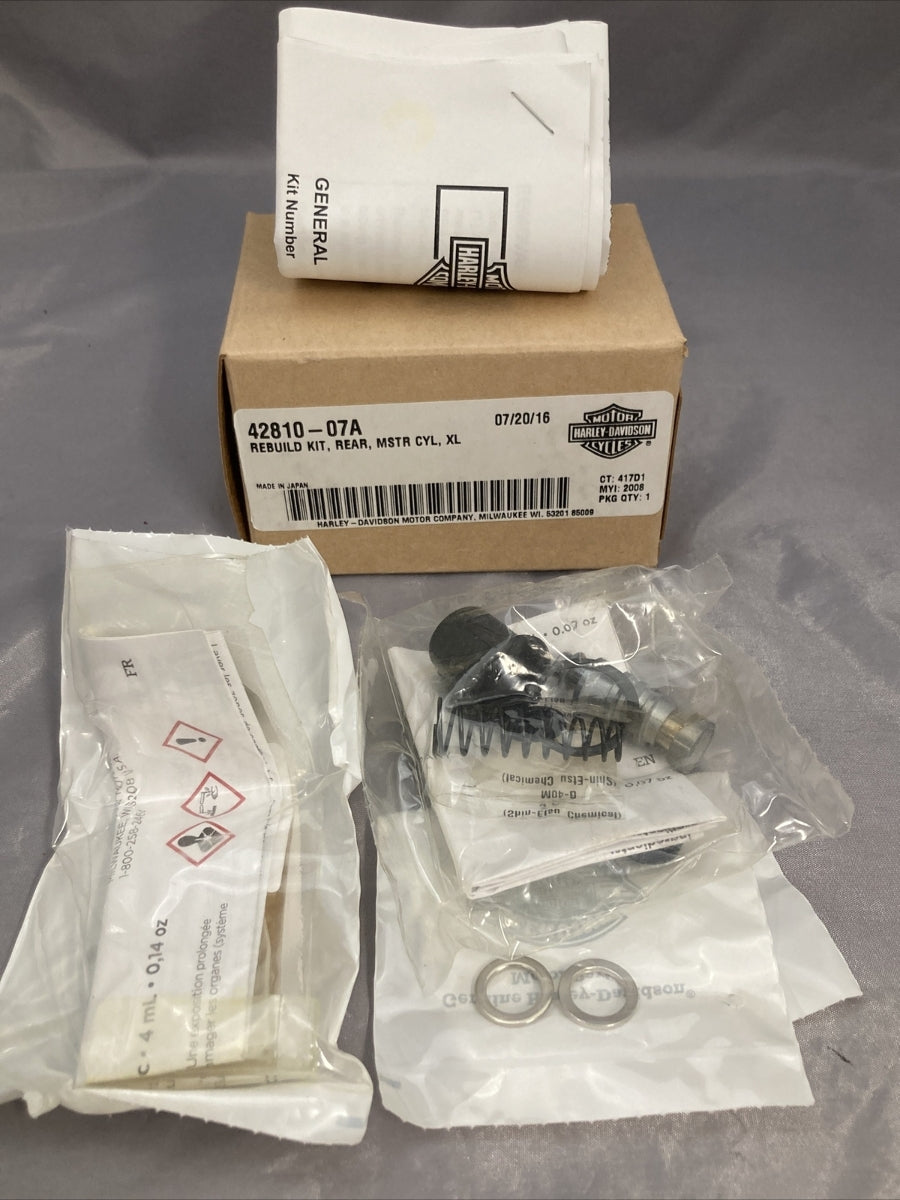 NEW GENUINE HARLEY DAVIDSON 42810-07A KIT-REBUILD,RR/MSTR CYL,XL