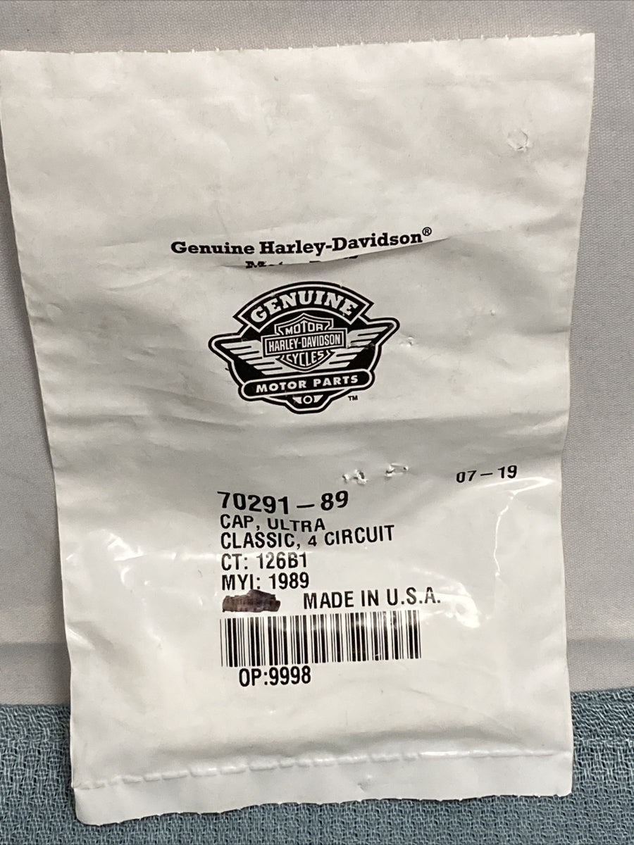 QTY 3 NEW HARLEY DAVIDSON 70291-89 CAP, ULTRA CLASSIC, 4 CIRCUIT