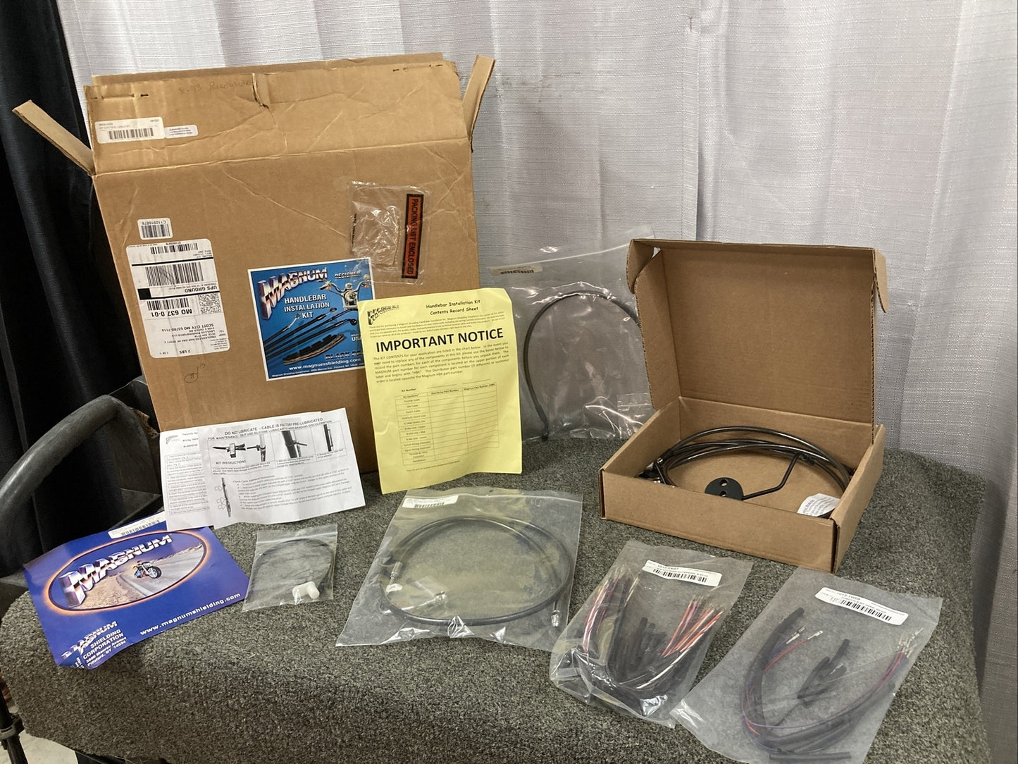 NEW MAGNUM 487321 BP CONTROL CABLE KIT 0610-1023 INCOMPLETE KIT