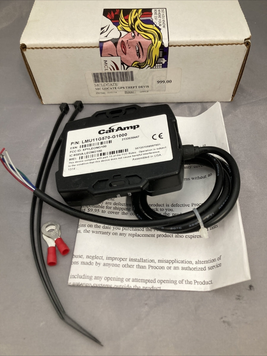 NEW CAL AMP LMU11G570-G1000 MCLOCATE MC272 VEHICLE TRACKING GPS THEFT SYSTEM