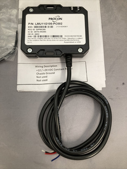 NEW PROCON LMU11G100-PC002 MCLOCATE MC272 VEHICLE GPS TRACKING THEFT SYSTEM