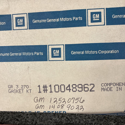 NEW GENUINE GM 10048962 GASKET KIT, INTAKE MANIFOLD GR 3.270