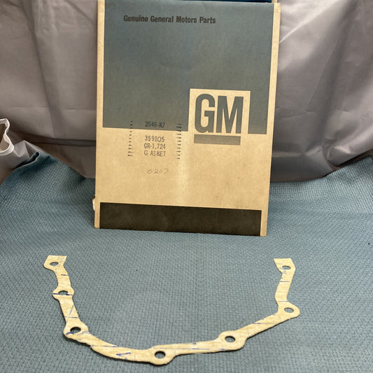 NEW GENUINE GM 359105 GASKET, CRANKCASE FRONT END COVER (ASBESTOS) GR 1.724