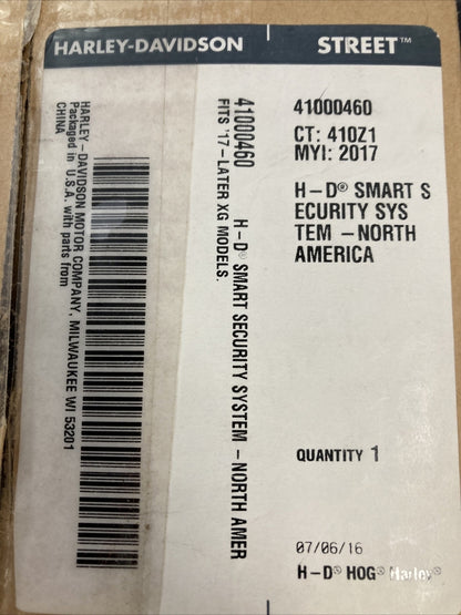 NEW GENUINE HARLEY DAVIDSON 41000460 H-D SMART SECURITY SYSTEM
