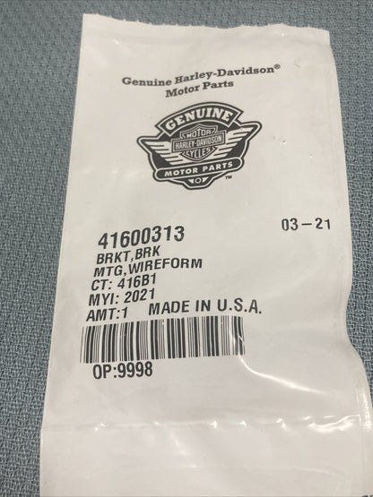 NEW GENUINE HARLEY DAVIDSON 41600313 BRKT, BRK, MTG, WIREFORM
