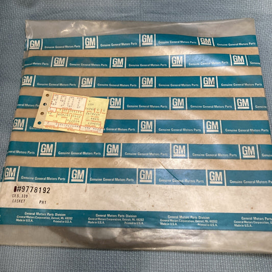 NEW GENUINE GM 9778192 GASKET, REAR AXLE DIFFERENTIAL HOUSING COVER GR 5.339