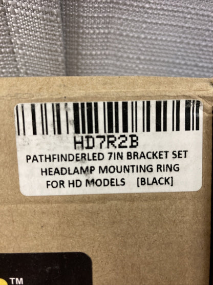 NEW PATHFINDER LED HD7R2B Headlight Adapter Ring Mounting Bracket Black