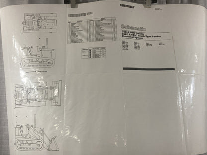 NEW GENUINE CATERPILLAR SENR3812 SCHEMATIC DC3/D4C, 931C/935C ELECTRICAL SYSTEM