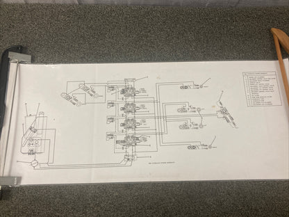 NEW GENUINE CATERPILLAR SENR3260-01 SCHEMATIC D5H TRACTORS HYDRAULIC SYSTEM