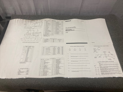 NEW GENUINE CATERPILLAR SENR5209 SCHEMATIC D8N TRACTOR ELECTRICAL SYSTEM
