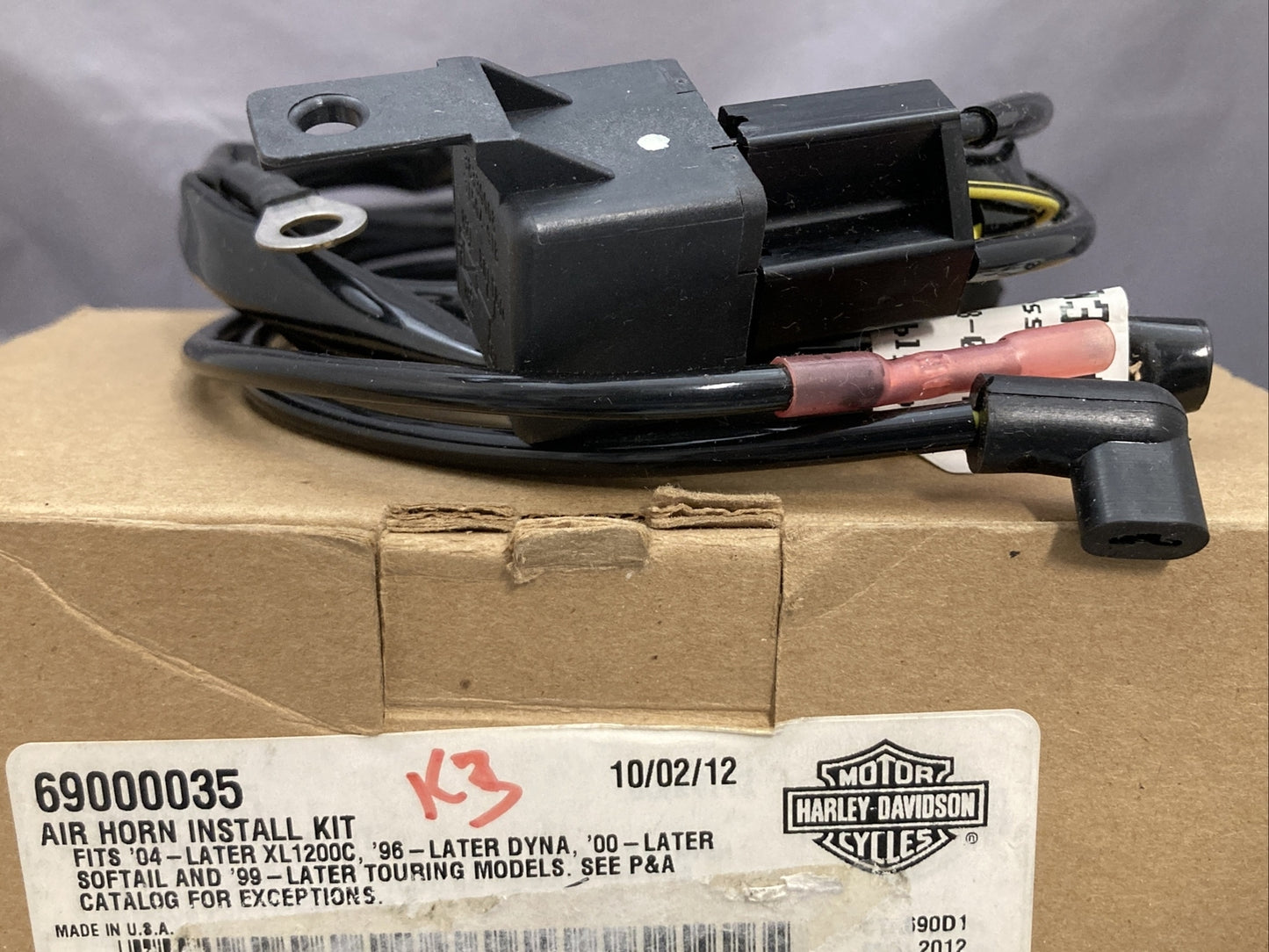NEW GENUINE HARLEY DAVIDSON 69000035 AIR HORN INSTALL KIT