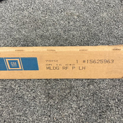 NEW GENUINE GM 15625963 ROOF DRIP RAIL MOLDING GR 16.642