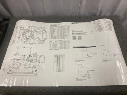 NEW CATERPILLAR SENR4236-01 SCHEMATIC D6H/D6H SERIES II TRACTOR ELECTRIC SYSTEM