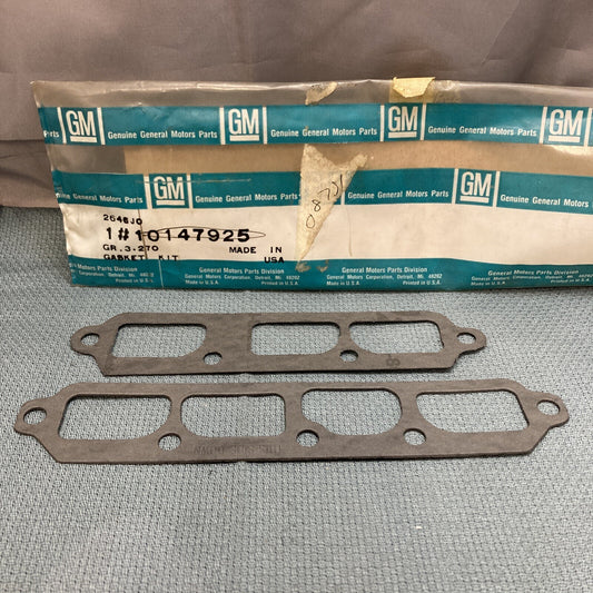 NEW GENUINE GM 10147925 GASKET KIT, INTAKE MANIFOLD PLENUM 1985-86 GR 3.270